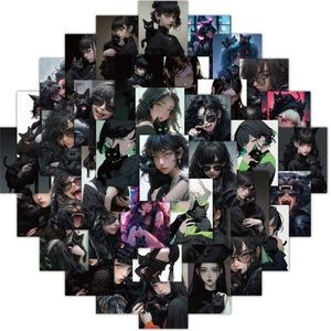 🀄️Dark Knight Manga Girl Sticker Bundle🀄️